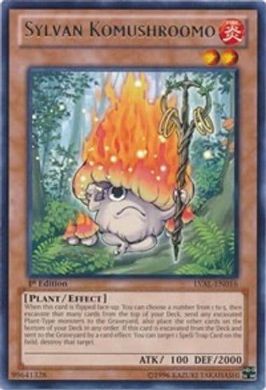 Sylvan Komushroomo Legacy of the Valiant Yu-Gi-Oh! card