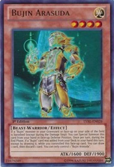 Bujin Arasuda Legacy of the Valiant Yu-Gi-Oh! card