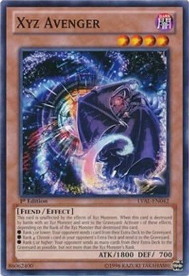 Xyz Avenger Legacy of the Valiant Yu-Gi-Oh! card