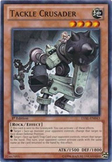 Tackle Crusader Legacy of the Valiant Yu-Gi-Oh! card