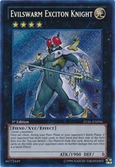 Evilswarm Exciton Knight Legacy of the Valiant Yu-Gi-Oh! card