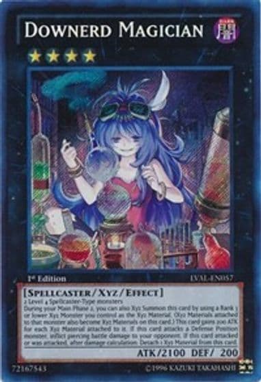 Downerd Magician Legacy of the Valiant Yu-Gi-Oh! card