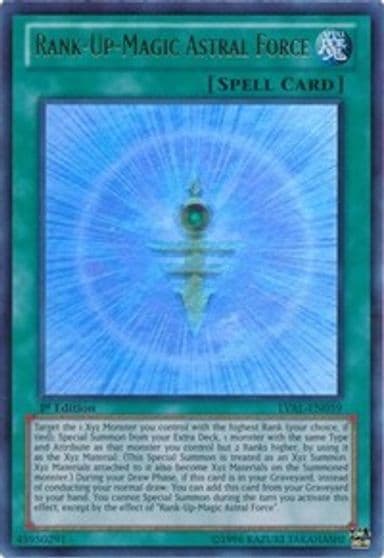 Rank Up Magic Astral Force Legacy of the Valiant Yu-Gi-Oh! card