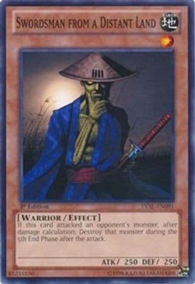 Swordsman from a Distant Land Legacy of the Valiant Yu-Gi-Oh! card