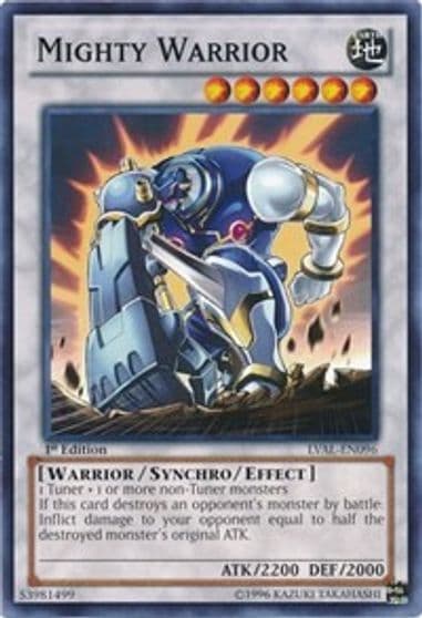 Mighty Warrior Legacy of the Valiant Yu-Gi-Oh! card