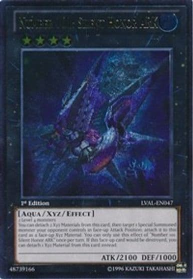 Number 101 Silent Honor ARK UTR Legacy of the Valiant Yu-Gi-Oh! card