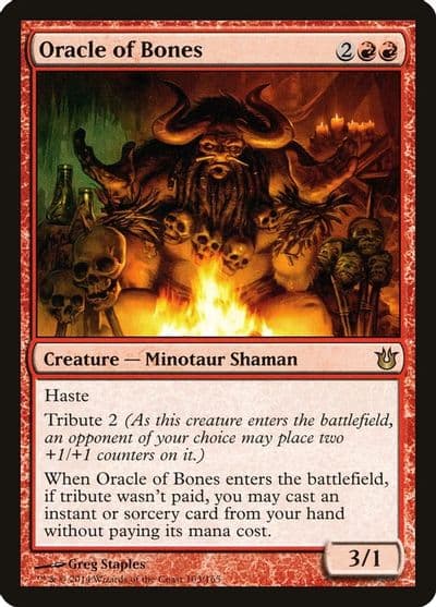 Oracle of Bones Born of the Gods Magic card