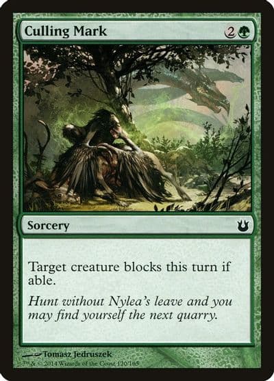 Culling Mark Born of the Gods Magic card