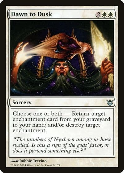 Dawn to Dusk Born of the Gods Magic card