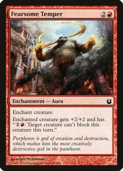 Fearsome Temper Born of the Gods Magic card