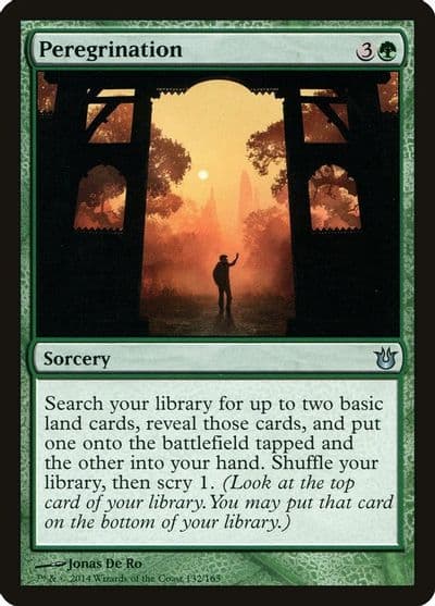 Peregrination Born of the Gods Magic card