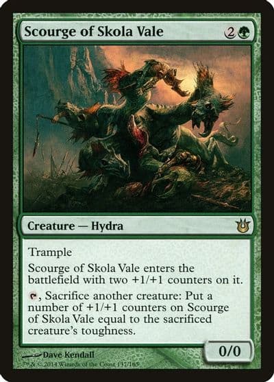 Scourge of Skola Vale Born of the Gods Magic card