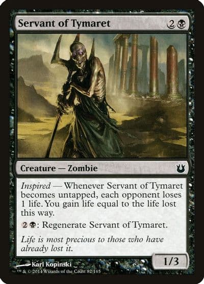 Servant of Tymaret Born of the Gods Magic card