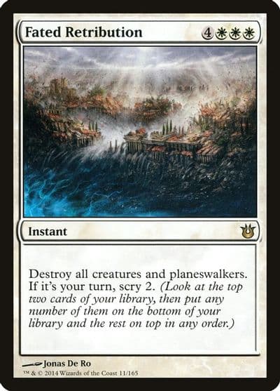 Fated Retribution Born of the Gods Magic card