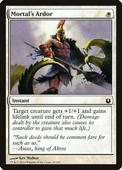 Mortals Ardor Born of the Gods Magic card