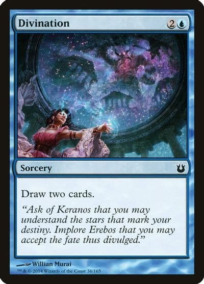 Divination Born of the Gods Magic card