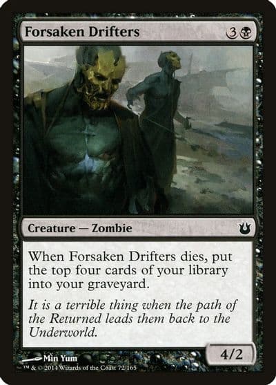 Forsaken Drifters Born of the Gods Magic card