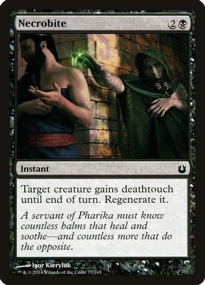 Necrobite Born of the Gods Magic card