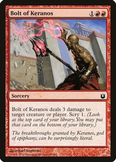 Bolt of Keranos Born of the Gods Magic card