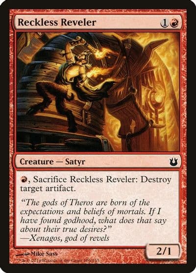 Reckless Reveler Born of the Gods Magic card