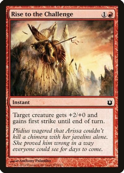 Rise to the Challenge Born of the Gods Magic card