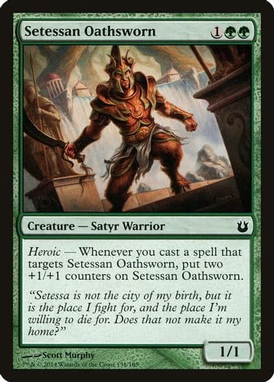 Setessan Oathsworn Born of the Gods Magic card