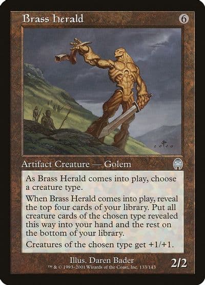 Brass Herald Apocalypse Magic card