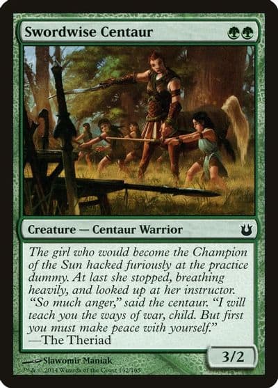 Swordwise Centaur Born of the Gods Magic card
