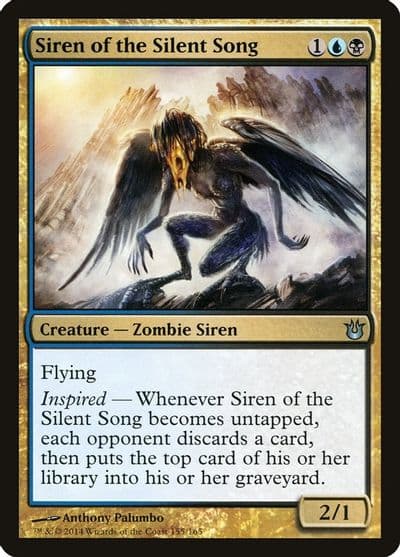 Siren of the Silent Song Born of the Gods Magic card