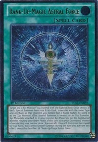 Rank Up Magic Astral Force UTR Legacy of the Valiant Yu-Gi-Oh! card