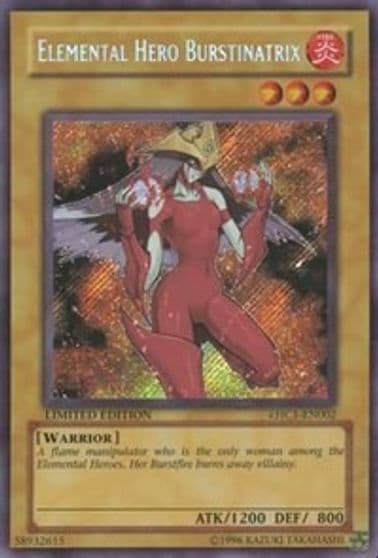 Elemental HERO Burstinatrix Elemental Hero Collection 1 Yu-Gi-Oh! card