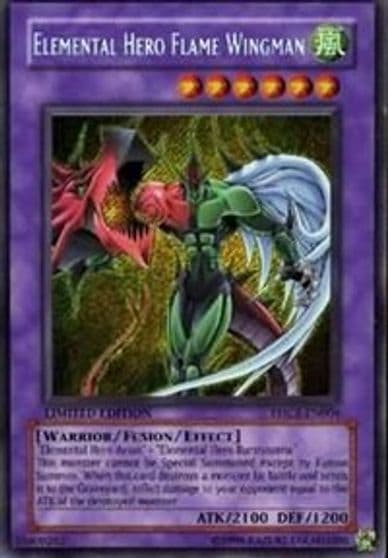 Elemental HERO Flame Wingman Elemental Hero Collection 1 Yu-Gi-Oh! card