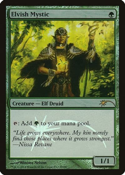 Elvish Mystic FNM Promos Magic card