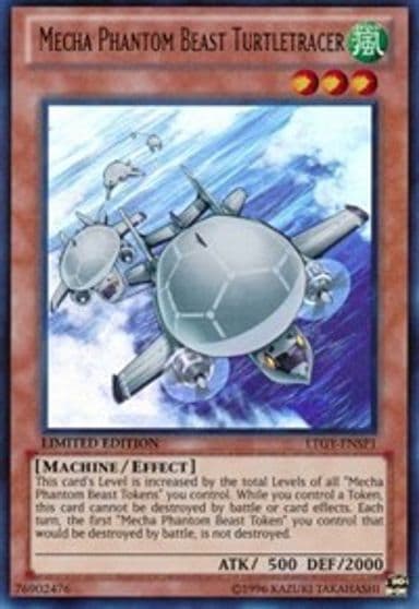 Mecha Phantom Beast Turtletracer LTGY ENSP1 Lord of the Tachyon Galaxy Yu-Gi-Oh! card