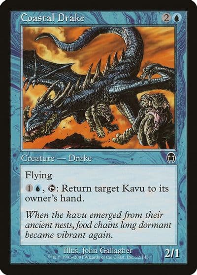 Coastal Drake Apocalypse Magic card