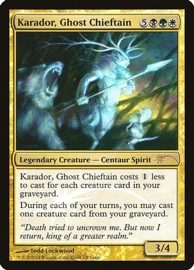 Karador Ghost Chieftain Judge Promos Magic card