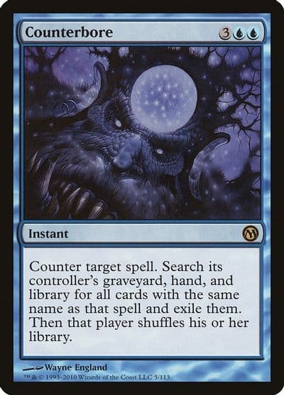 Counterbore Duels of the Planeswalkers Magic card