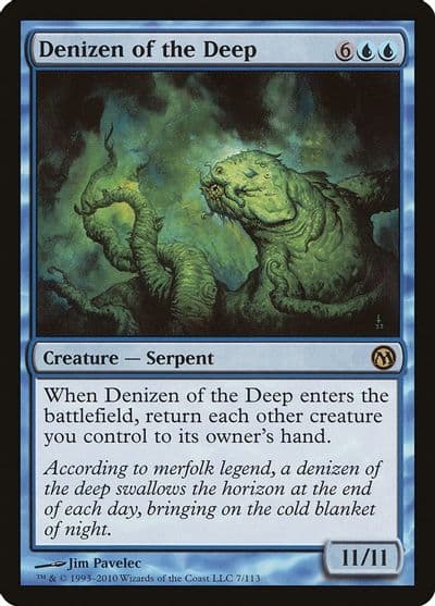 Denizen of the Deep Duels of the Planeswalkers Magic card
