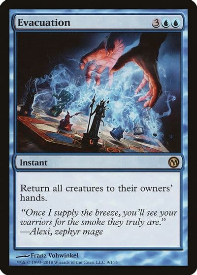 Evacuation Duels of the Planeswalkers Magic card
