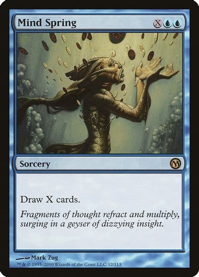 Mind Spring Duels of the Planeswalkers Magic card
