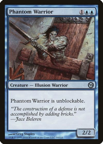 Phantom Warrior Duels of the Planeswalkers Magic card
