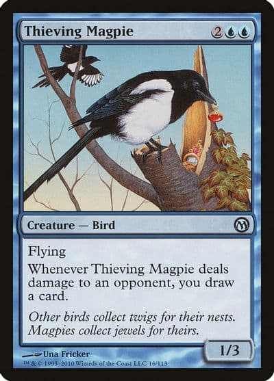 Thieving Magpie Duels of the Planeswalkers Magic card