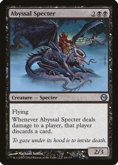 Abyssal Specter Duels of the Planeswalkers Magic card