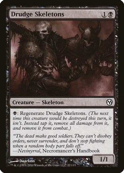 Drudge Skeletons Duels of the Planeswalkers Magic card