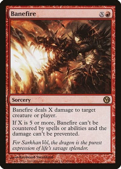 Banefire Duels of the Planeswalkers Magic card