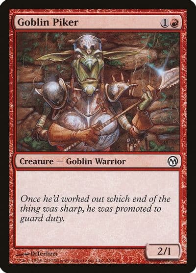 Goblin Piker Duels of the Planeswalkers Magic card