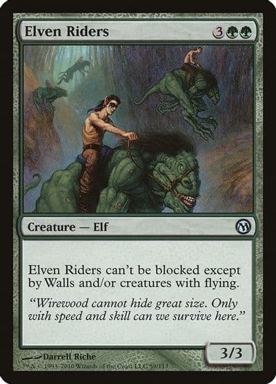 Elven Riders Duels of the Planeswalkers Magic card