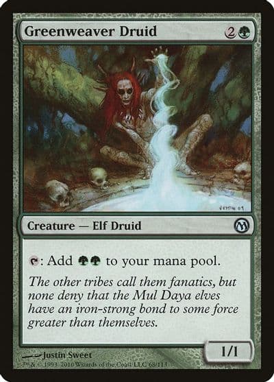 Greenweaver Druid Duels of the Planeswalkers Magic card