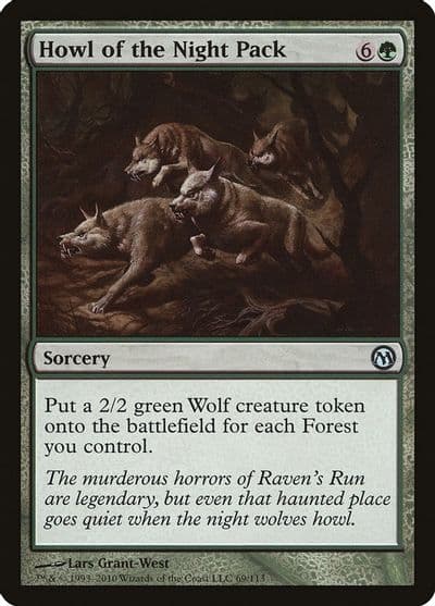 Howl of the Night Pack Duels of the Planeswalkers Magic card
