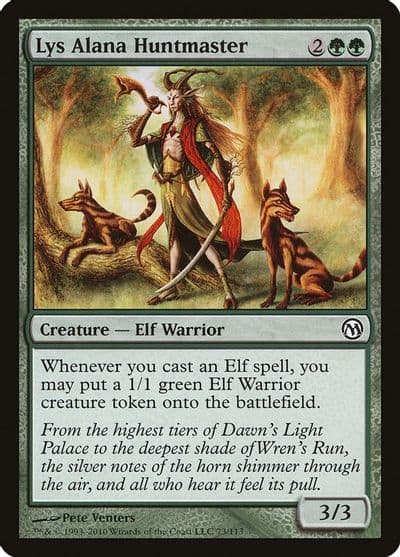 Lys Alana Huntmaster Duels of the Planeswalkers Magic card